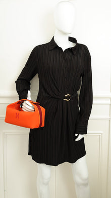 Hermes Orange Feu Bride-A-Brac Small Case
