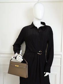 Hermes Etoupe Kelly Elan Bag