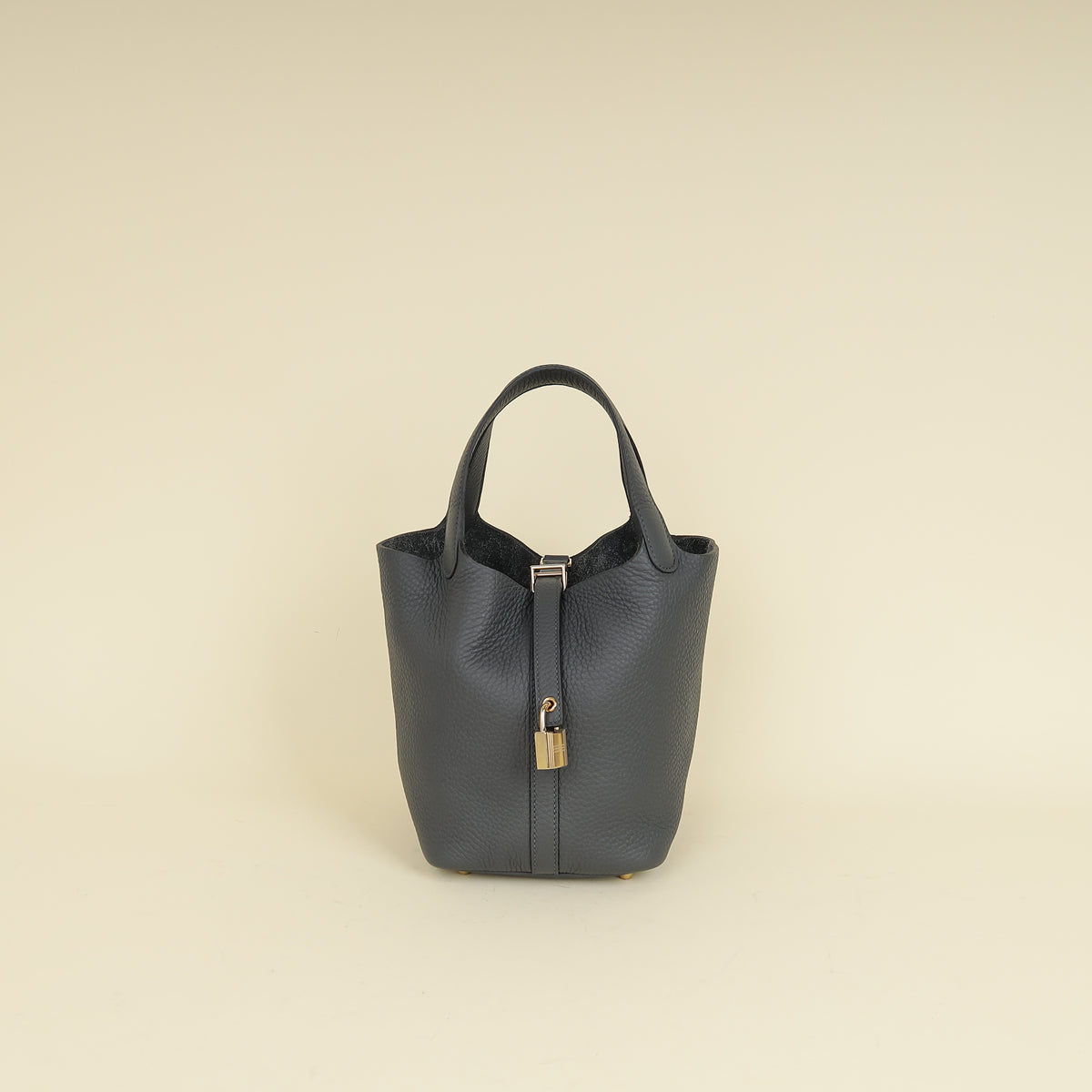 Hermes Gris Misty Picotin Lock 18 Bag