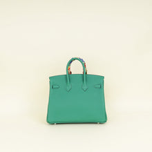 Hermes Vert Vertigo Birkin 25 Bag w Twilly