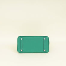 Hermes Vert Vertigo Birkin 25 Bag w Twilly