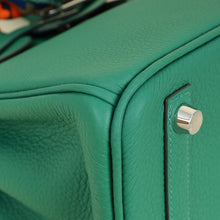Hermes Vert Vertigo Birkin 25 Bag w Twilly