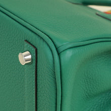 Hermes Vert Vertigo Birkin 25 Bag w Twilly