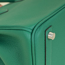 Hermes Vert Vertigo Birkin 25 Bag w Twilly