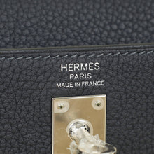 Hermes Caban Bleu Kelly 25 Retourne Bag