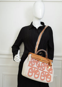 Hermes Bicolor Vache Hunter Chaine D'Ancre Herbag 31 PM Bag