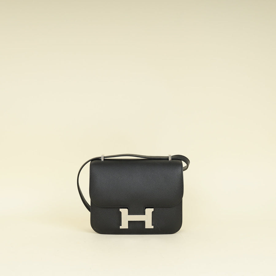 Hermes Noir Constance III 18 Mini Bag