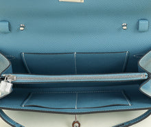 Hermes New Bleu Jean Kelly To Go Wallet