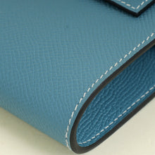 Hermes New Bleu Jean Kelly To Go Wallet