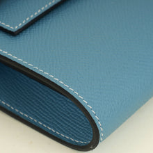 Hermes New Bleu Jean Kelly To Go Wallet