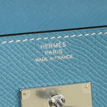 Hermes New Bleu Jean Kelly To Go Wallet