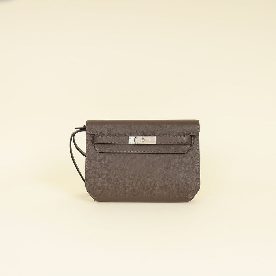 Hermes Ecorce Kelly Depeches 25 Pouch