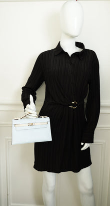 Hermes Bicolor Horseshoe Stamp Kelly Pochette