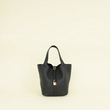 Hermes Noir Picotin Lock 22 Bag