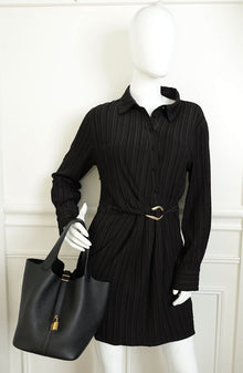 Hermes Noir Picotin Lock 22 Bag