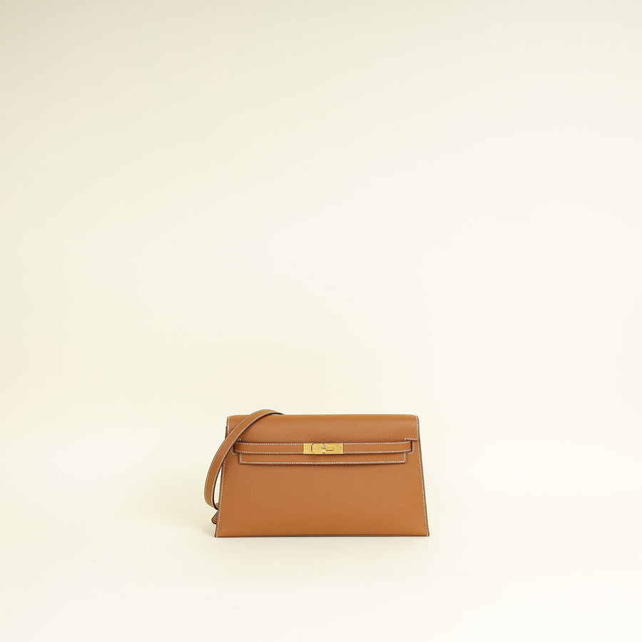 Hermes Gold Kelly Elan Bag