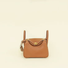 Hermes Gold Mini Lindy Bag