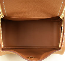 Hermes Gold Mini Lindy Bag
