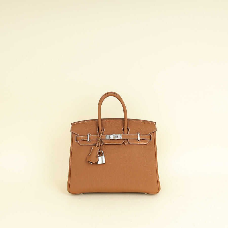 Hermes Gold Birkin 25 Bag