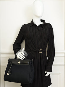 Hermes Noir Herbag Zip 31 PM Bag