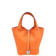 Hermes Orange Picotin Lock 18 Bag