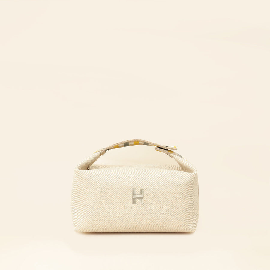 Hermes Bicolor Bride-a-Brac H Natte Case, Large Model