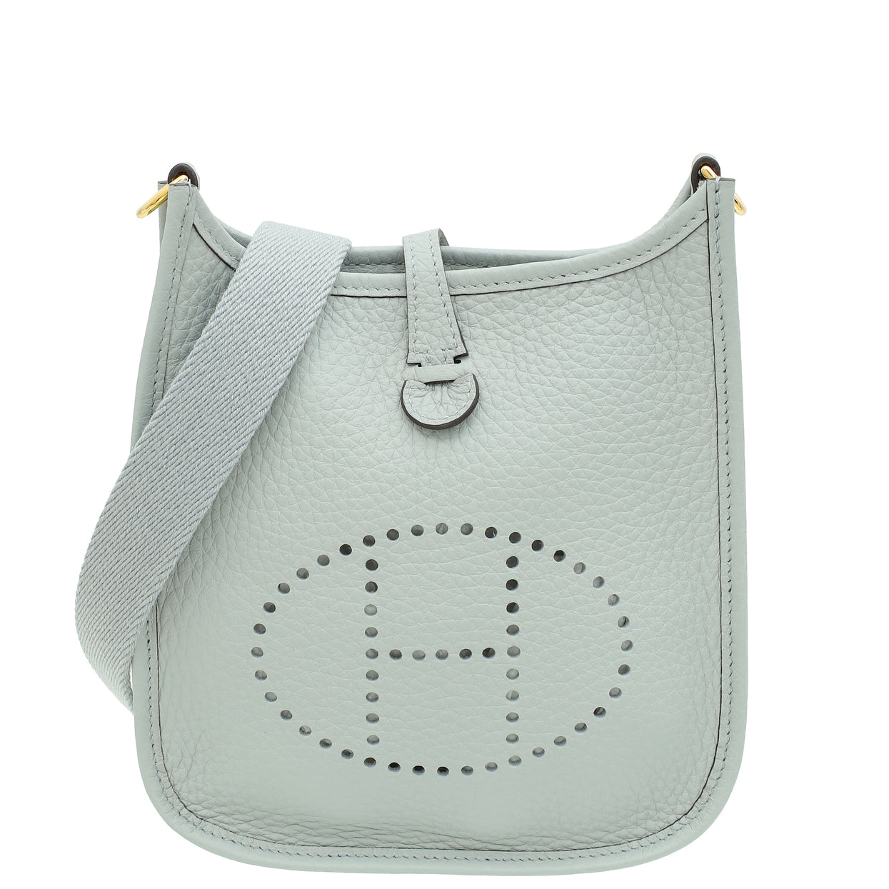 Hermes Bleu Pale Evelyne TPM 16 Bag