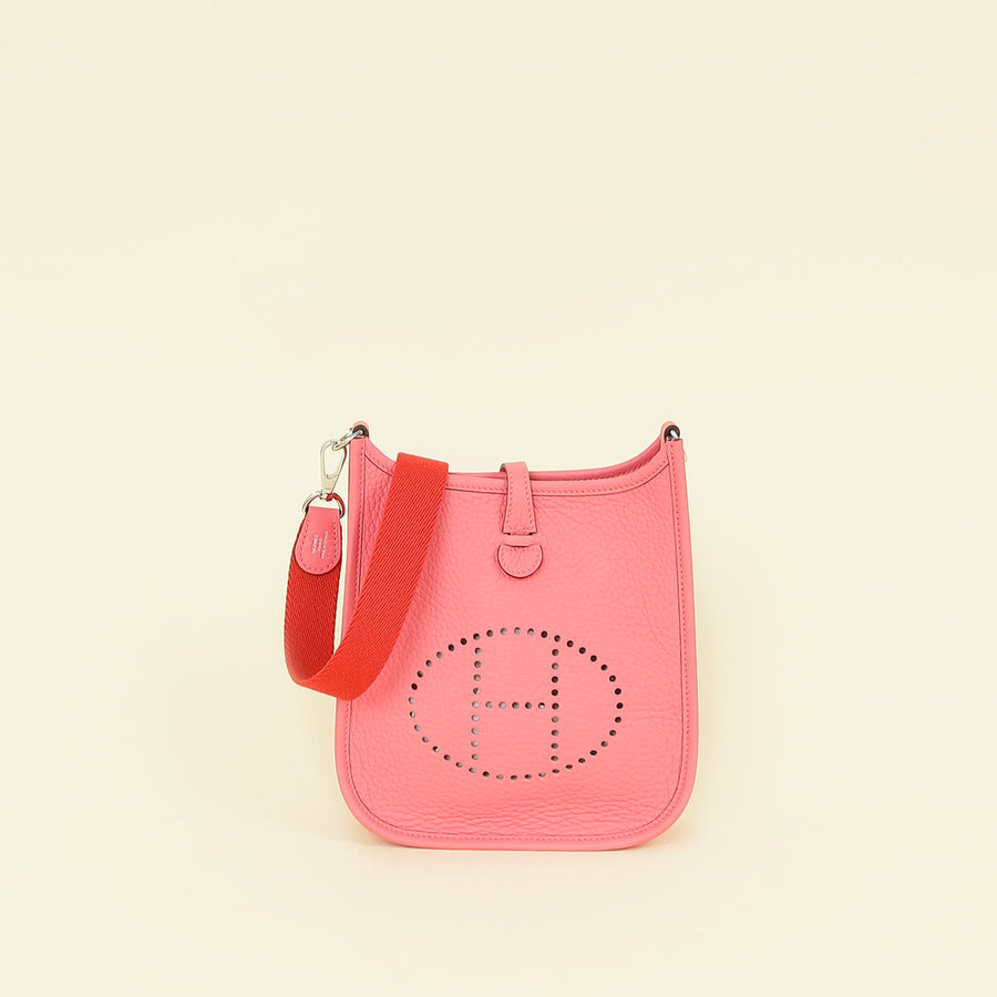 Hermes Rose Azalee Evelyne 16 TPM Bag