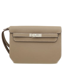Hermes Etoupe Kelly Depeches 25 Pouch