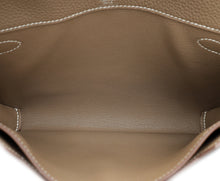 Hermes Etoupe Kelly Depeches 25 Pouch