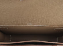 Hermes Etoupe Kelly Depeches 25 Pouch