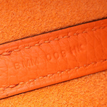 Hermes Orange Minium Picotin Lock 22 Bag