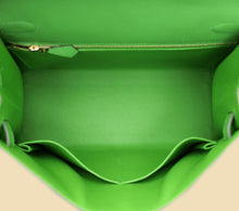 Hermes Vert Yucca Kelly 28 Sellier Bag