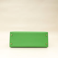 Hermes Vert Yucca Kelly 28 Sellier Bag