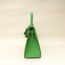 Hermes Vert Yucca Kelly 28 Sellier Bag