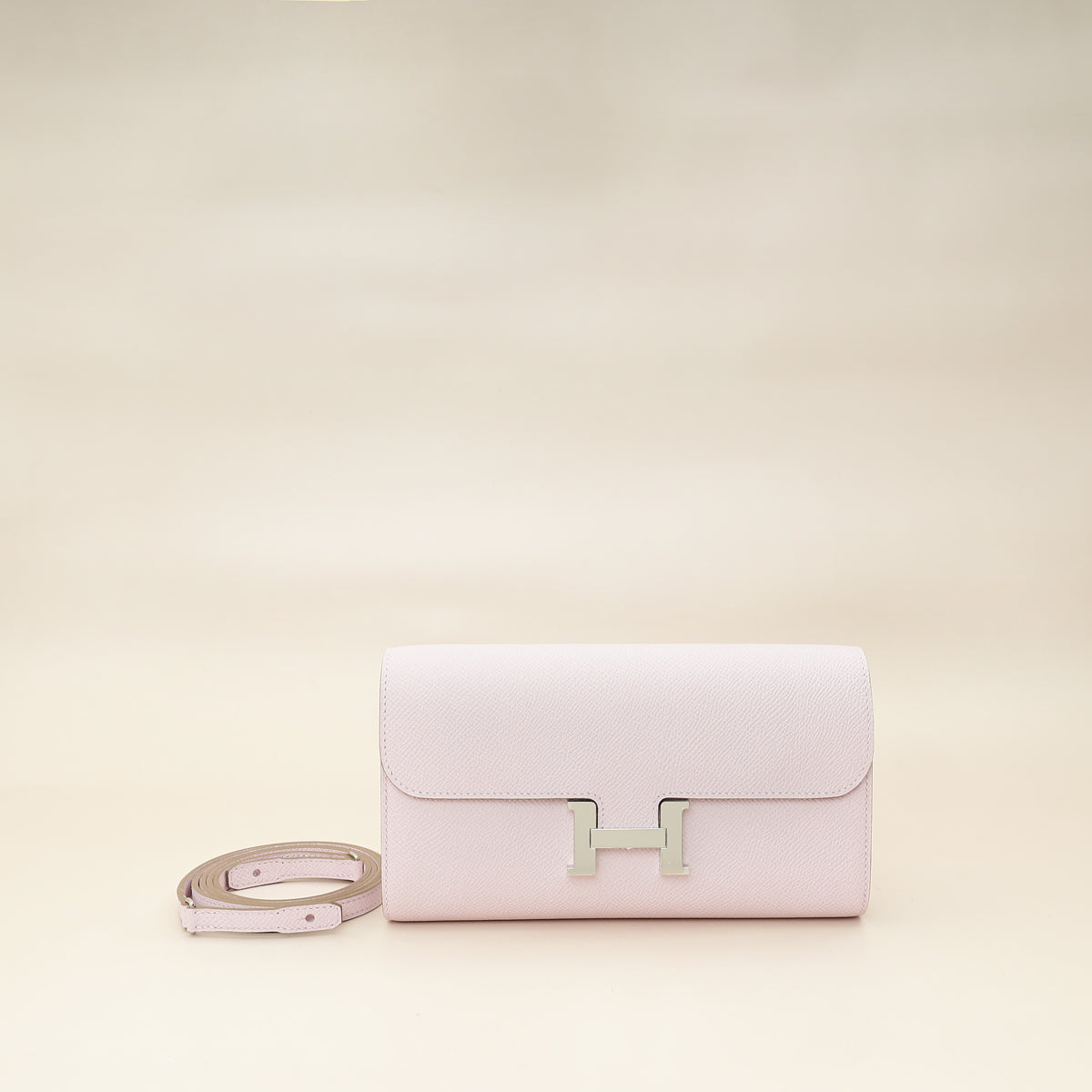 Hermes Mauve Pale Constance To Go Wallet