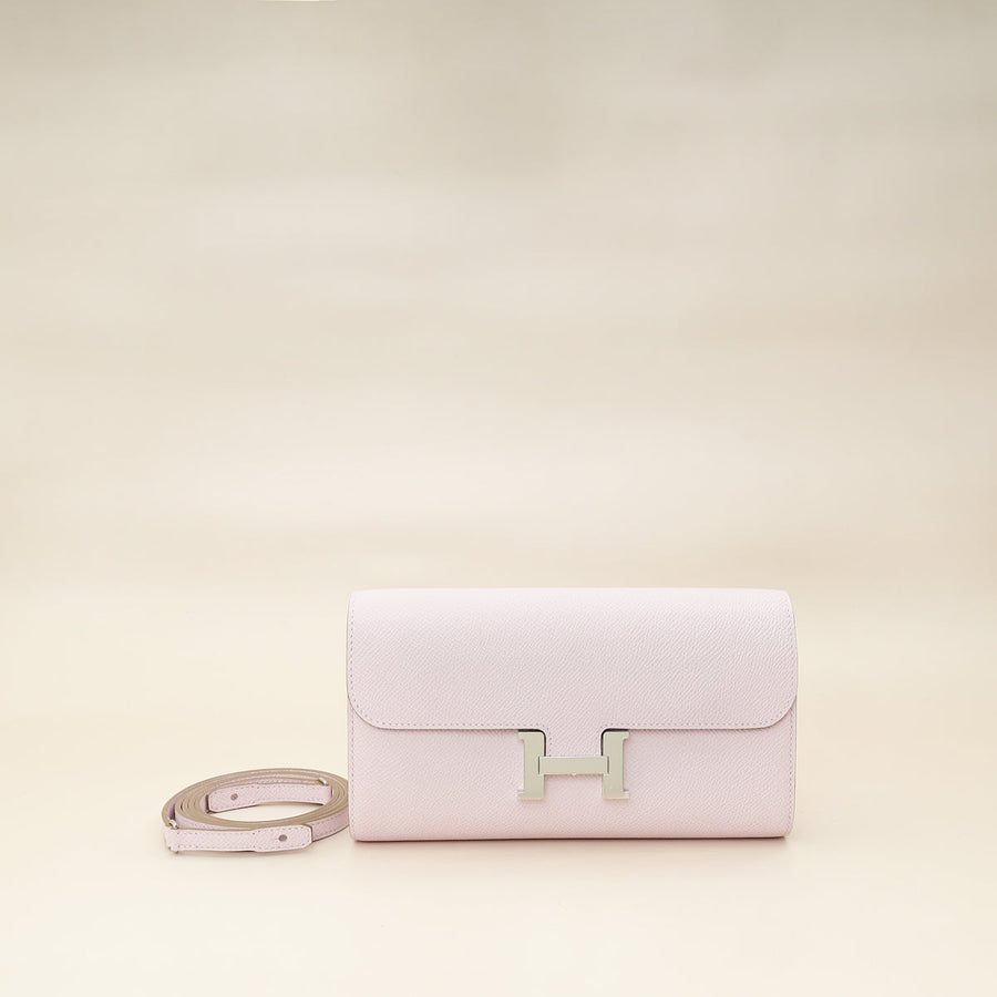 Hermes Mauve Pale Constance To Go Wallet