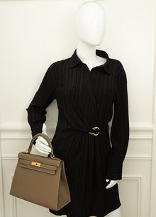 Hermes Etoupe Sellier Kelly 28 Bag