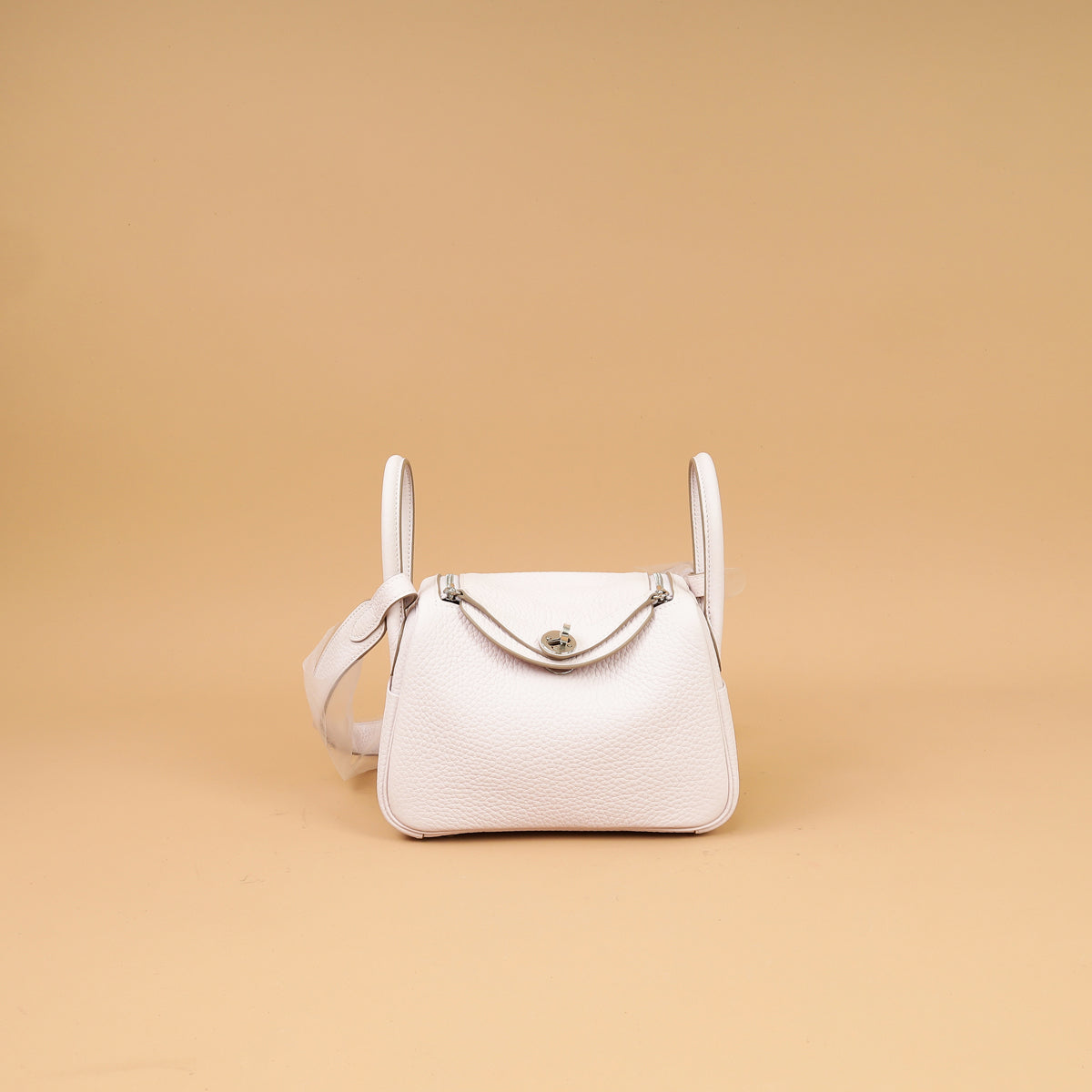 Hermes Mauve Pale Mini Lindy Bag