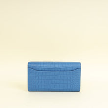Hermes Bleu Zellige Matte Alligator Constance To Go Wallet