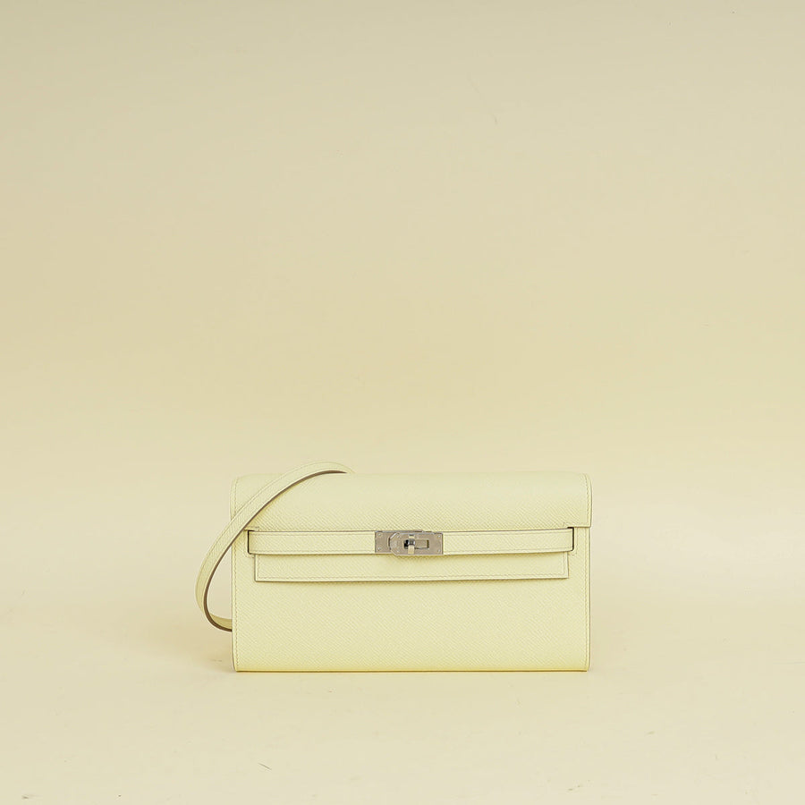 Hermes Jaune Milton Kelly Classic To Go Wallet