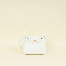 Hermes New White Mini Lindy Bag