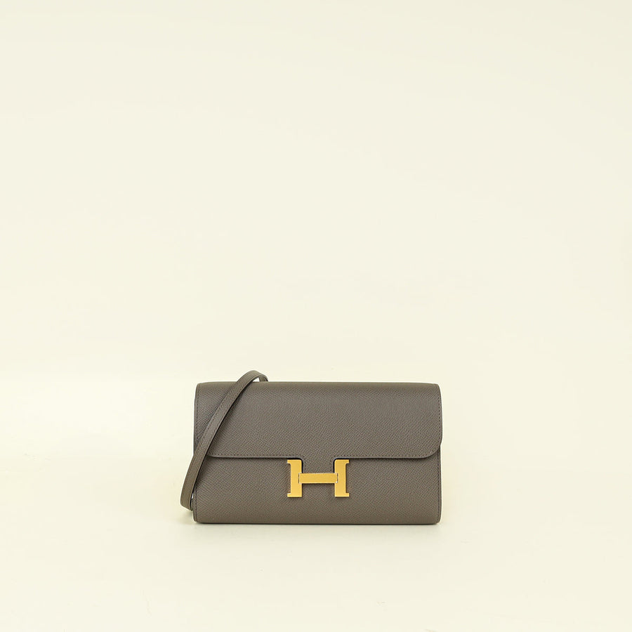 Hermes Gris Etain Constance To Go Wallet