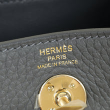 Hermes Gris Misty Mini Lindy Bag