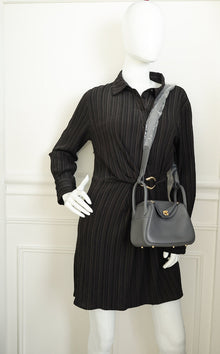 Hermes Gris Misty Mini Lindy Bag