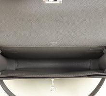 Hermes Gris Etain Kelly Depeches 25 Bag