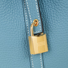 Hermes New Blue Jean Picotin Lock 18 Bag
