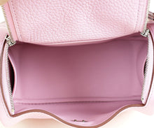 Hermes Mauve Sylvestre Mini Lindy Bag