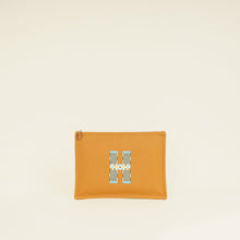 Hermes Cognac Flat H Natte Case Large Model