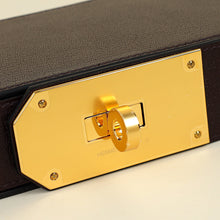 Hermes Rouge Sellier Sanglons Clutch